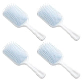 Kuber Industries Hair Brush | Bristles Brush | Hair Brush with Paddle | Detangles Hair Brush | Suitable For All Hair Types | Hair Brush Styling Hair | Pack of 4 | XH45BLE | Blue